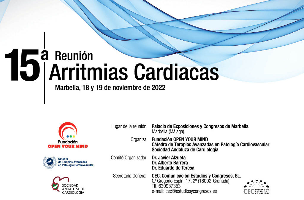 15.º Congreso Anual de Arritmias Cardiacas