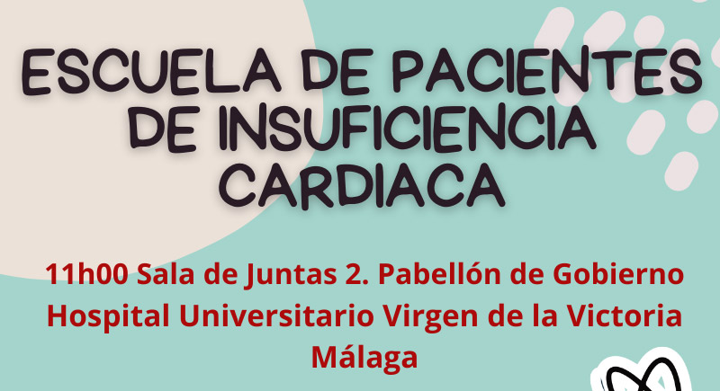 Nuevo calendario de actividades de la Escuela de Pacientes de la Unidad de Insuficienca Cardiaca del Hospital Clínico Universitario Virgen de la Victoria